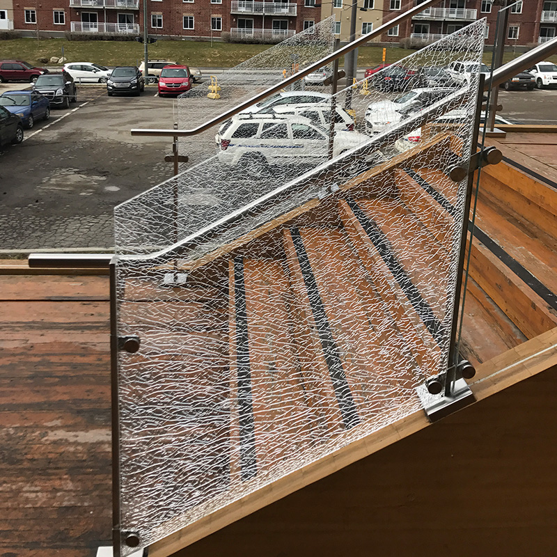 remplacement de verre trempé laminé ultra clair